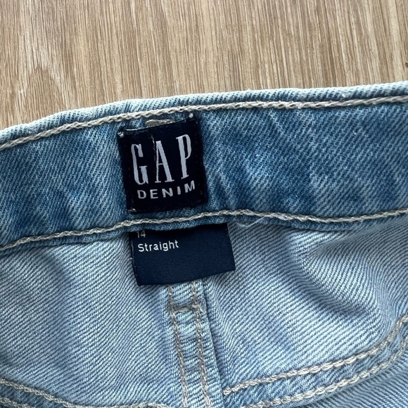 Girls Gap Straight Light Blue Distressed Jeans size 16 - Picture 6 of 6